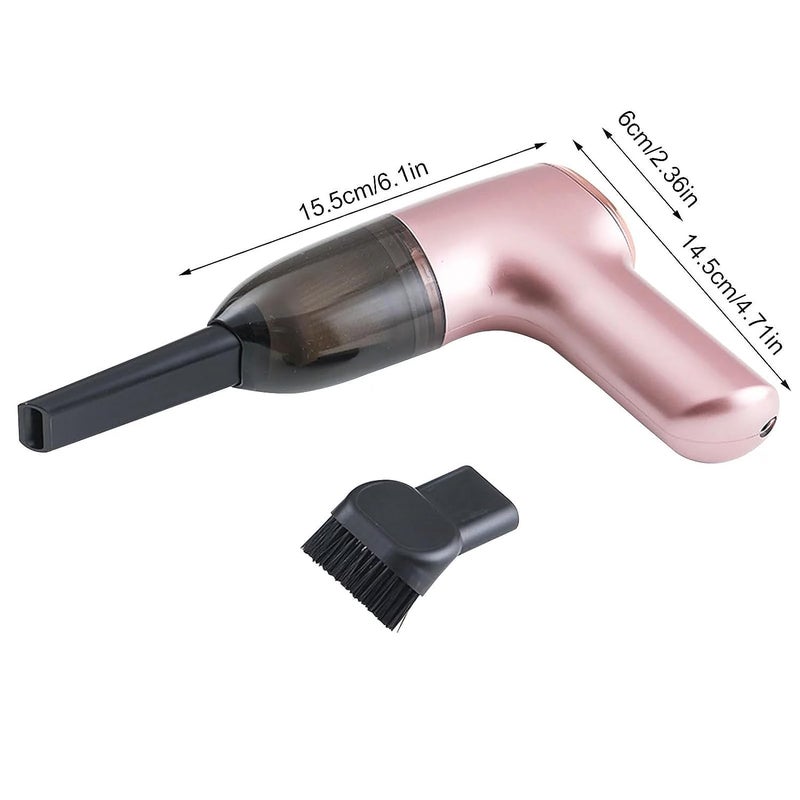 Vroxy مكنسة كهربائية محمولة لاسلكية صغيرة Vroxy مع تصفية متعددة سعة عالية بطارية ليثيوم رطبة وجافة لاسلكية 1 قطعة - Image 5