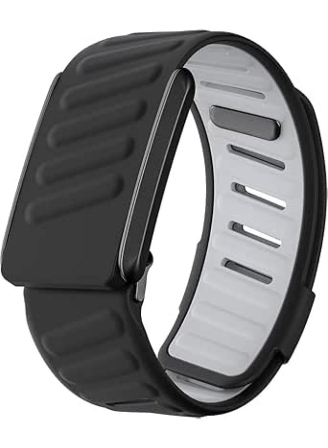 Comfort Durable Silicone Wristband Compatible with Whoop 4.0 Band, Adjustable Soft Strap for Whoop 4.0 Fitness Tracker, Waterproof and Sweatproof, Soft and Flexible for Men  Women - Image 1