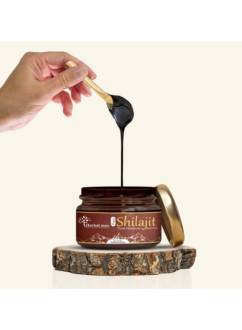 هيربال ماكس راتنج شيلاجيت من جبال الهيمالايا النقية، ٢٠ غرام | عبوة من ٣ قطع - Image 2