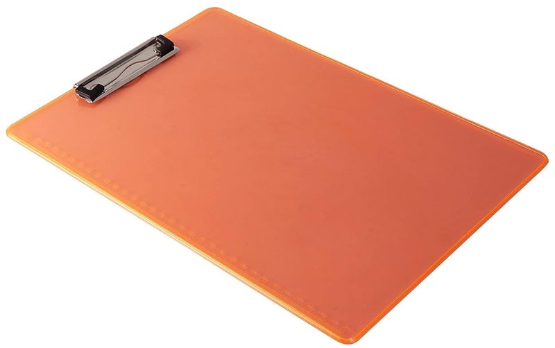 CUBIC Orange Premium Exam Clipboard | 35 x 24 Size | Unbreakable Writing Pad with Metal Clip for Students, Office & Coaching Use - Image 5