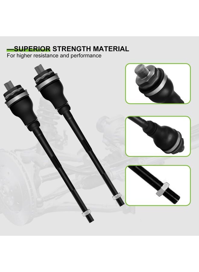 SCITOO 6pcs Suspension Kit 2 Sway Bar Links 2 Outer 2 Inner Tie Rod Ends for Cadillac Escalade EXT for Chevrolet Avalanche 1500 02-06 Silverado 1500 for GMC Sierra 1500 99-06 Tahoe Yukon 01-06 4WD - Image 4