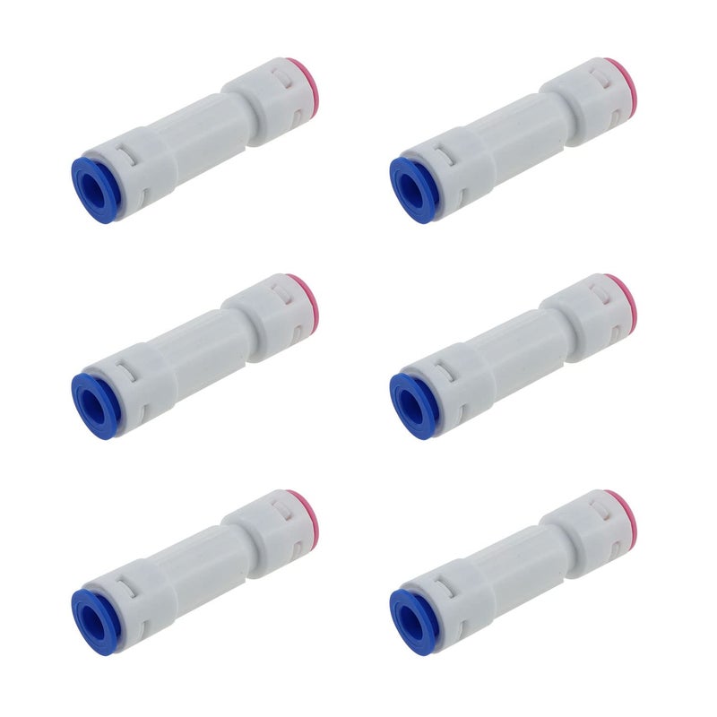 MEETOOT 6PCS 1/4'' Quick Connect Check Valve Push to Connect One Way Check Valve One-way Through Water Purifier Check Valves Quick Connect Fittings RO Water Filters Reverse Osmosis System - Image 3