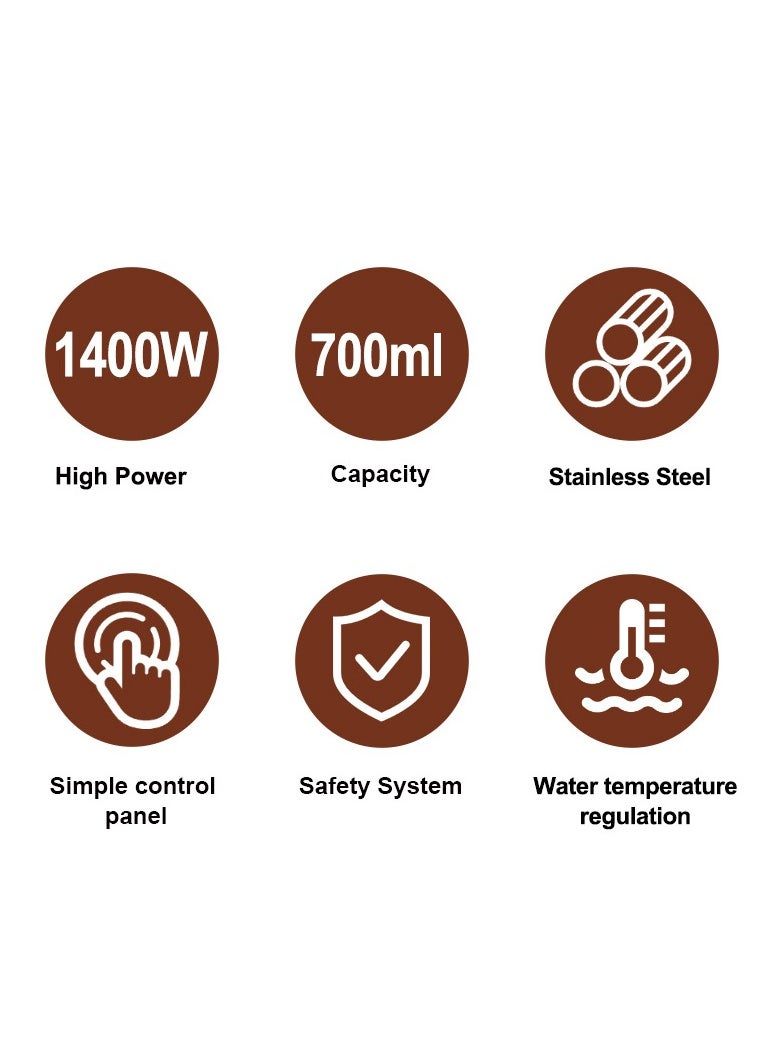 sokany - 3 IN 1 Multiple Capsule Coffee Maker Automatic Nespresso Machine 1400W Black - Image 1
