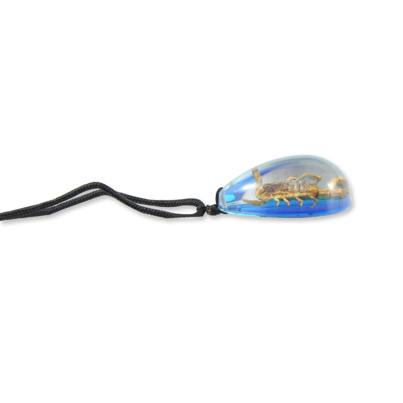 REALBUG Gold Scorpion Necklace, Blue, large - Image 4