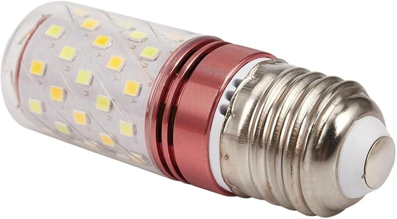 مصباح الذرة LED بثلاث درجات حرارة لونية E27 12W أبيض دافئ إضاءة عالية توفير للطاقة - Image 4