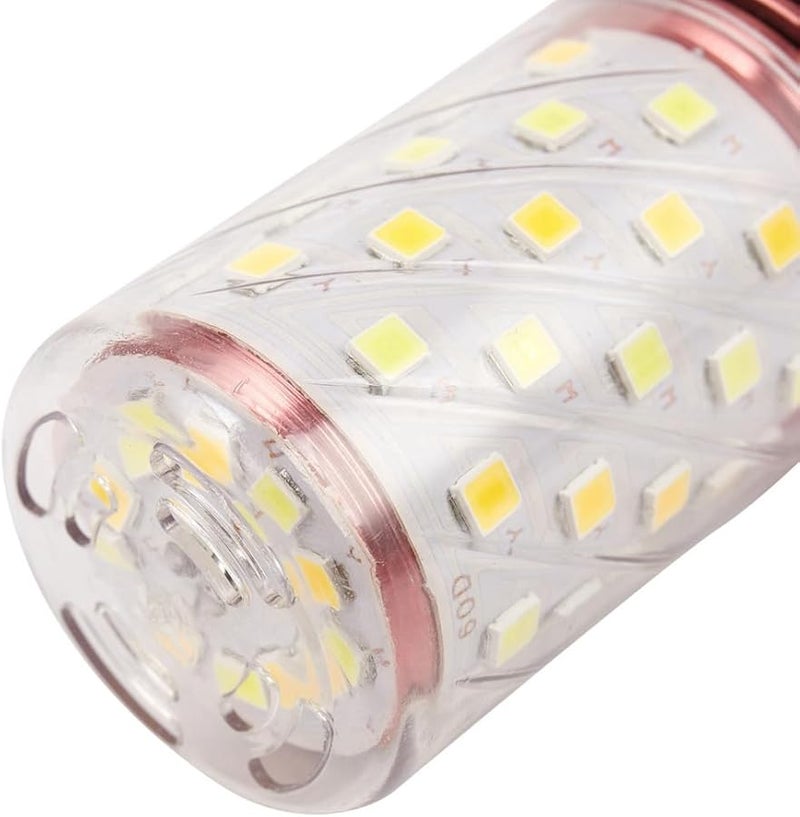 مصباح الذرة LED بثلاث درجات حرارة لونية E27 12W أبيض دافئ إضاءة عالية توفير للطاقة - Image 5
