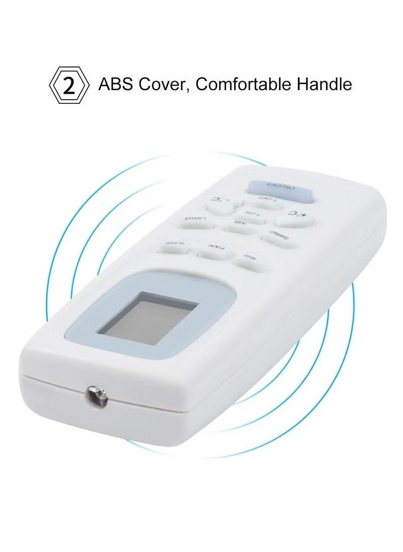 ELTRAZONE Universal AC Remote Control Compatible with Gree Air Conditioner Models | Easy-to-Use Replacement Remote for Cooling & Heating Functions | Multi-Function Air Conditioner Controller with LCD Display | Durable & Reliable Remote for Efficient Climate Control - Image 3