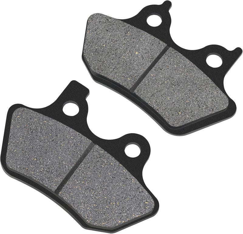 AHL Front & Rear Brake Pads Set for Harley FLHTCU-I Electra Glide Ultra Classic/FLHRCi Road King Classic/Touring FLHT 2000-2007 Dyna FXDLi Dyna Low Rider (Spoke Wheels) 2006 (Semi-metallic) - Image 3