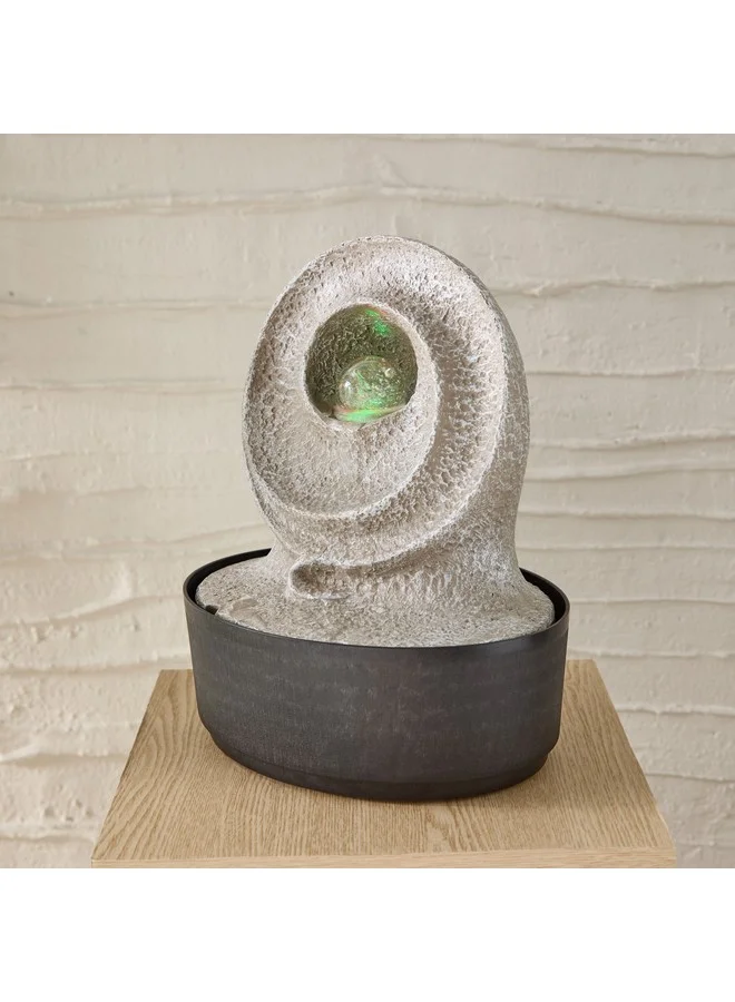 Home Box Belen Modern Fountain with Rolling Ball and LED Light 25 x 20 cm
