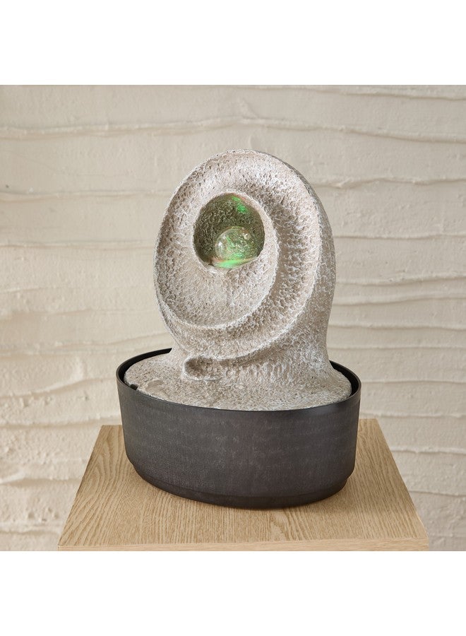 Home Box Belen Modern Fountain with Rolling Ball and LED Light 25 x 20 cm  - Image 1