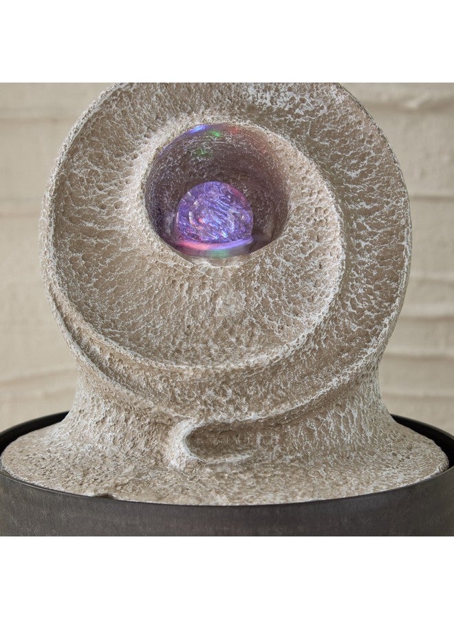 Home Box Belen Modern Fountain with Rolling Ball and LED Light 25 x 20 cm  - Image 3