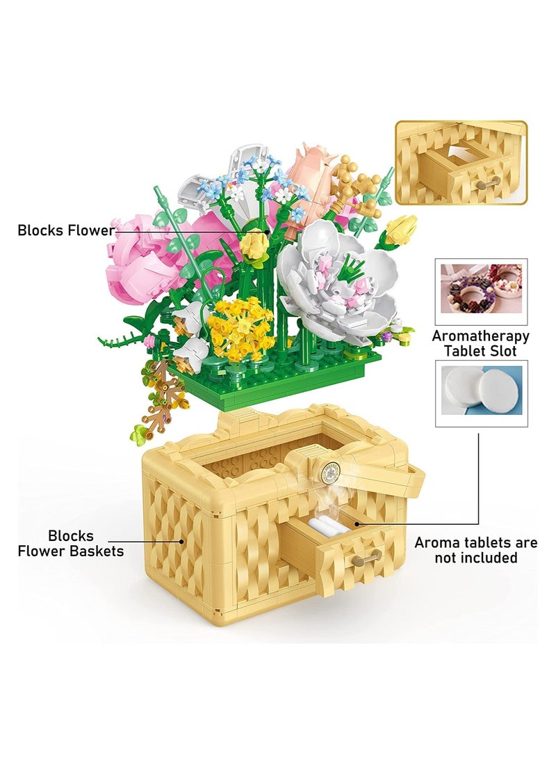 Bonsai Rose Flower Bouquet Building Kit - Creative Building Blocks Set for Kids 6+, Perfect Gift for Children, Friends & Family  - Image 5