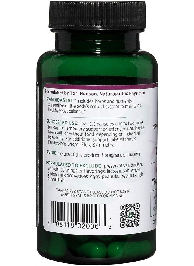 Vitanica Candidastat, Balanced Support, Vegan, 60 Capsules  - Image 3