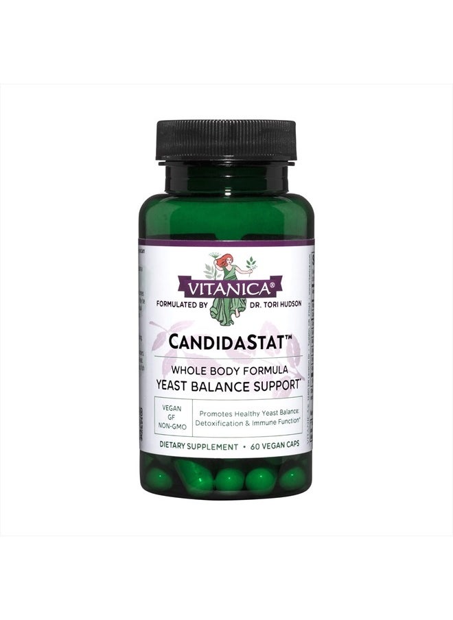 Vitanica Candidastat, Balanced Support, Vegan, 60 Capsules  - Image 1