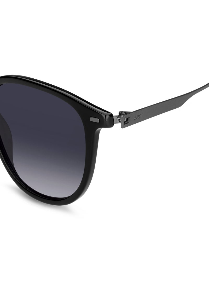 بوس نظارات شمسية رجالية للحماية من الأشعة فوق البنفسجية بوس أسود مقاس عدسة  مم - Image 4