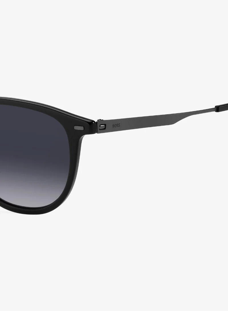 BOSS  Men's UV Protection Sunglasses Boss 1639/S Black 44.3 - Lens Size: 52 Mm for Men | Best Price UAE
