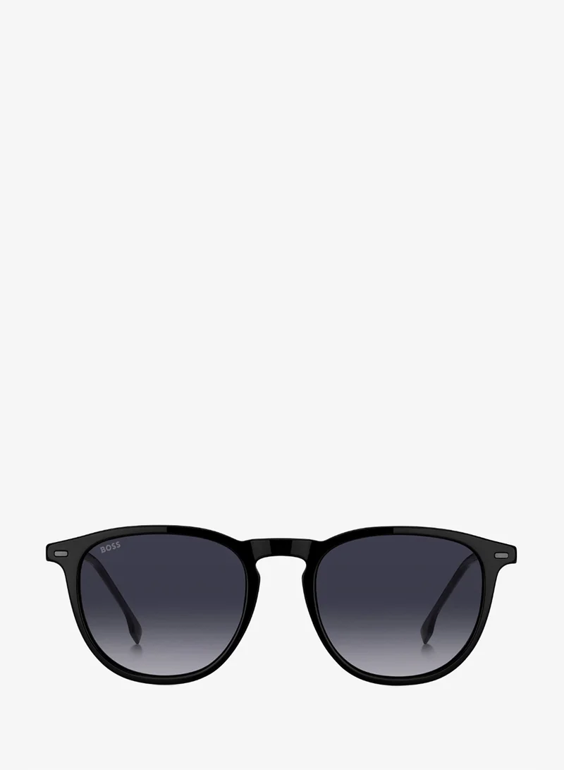 BOSS  Men's UV Protection Sunglasses Boss 1639/S Black 44.3 - Lens Size: 52 Mm for Men | Best Price UAE