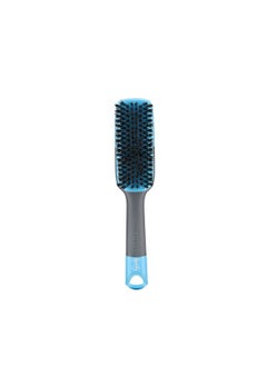 Goody Oody Straight Talk Boar Bristle Hair Brush Gray And Blue 1 Ct  - Image 3