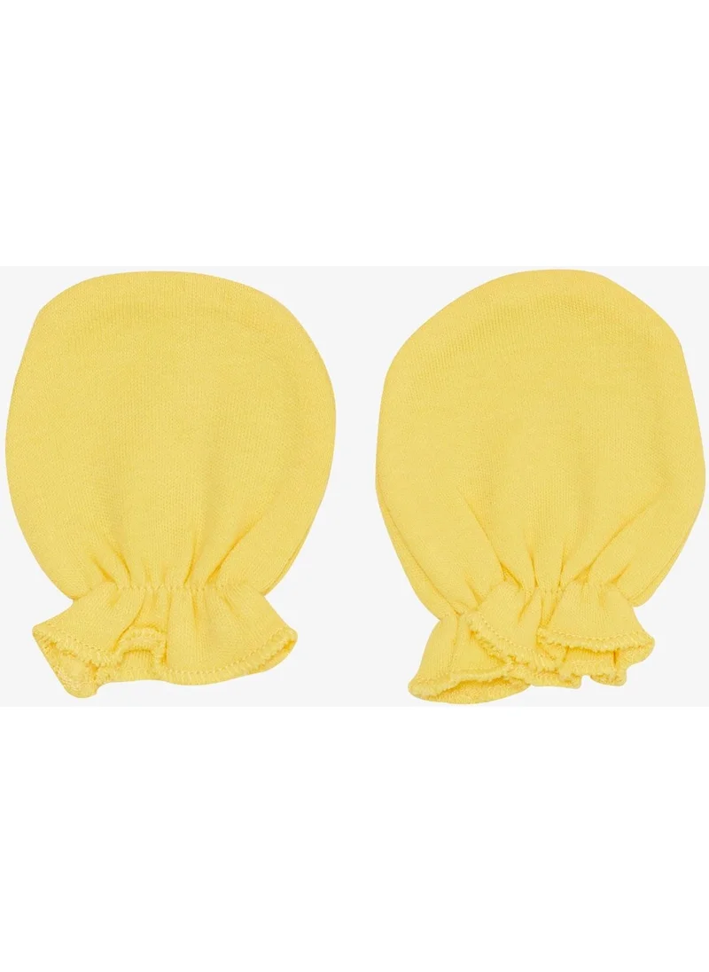 Breeze Newborn Baby Gloves Basic Yellow