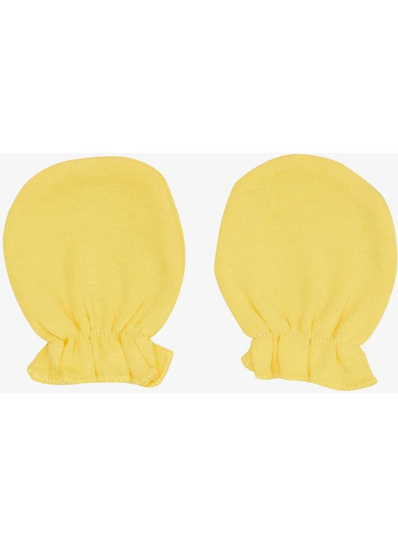 Breeze Newborn Baby Gloves Basic Yellow