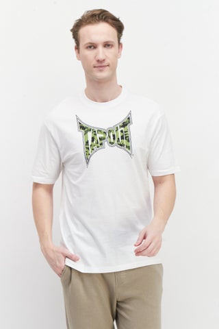 Men Sportswear Fit Sleeveless Outdoor T-Shirt, White/Green - pzsku/Z646FD65F8450D4BB60A1Z/45/_/1726066895/f128c55b-c638-4758-a83d-d18c63d38a46