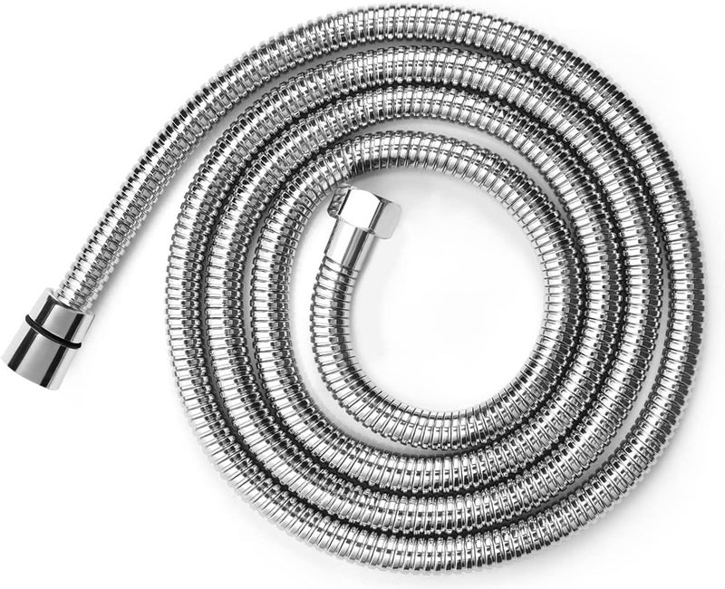 FIORA أنبوب دش مرن من فIORA SS 304 للحمام، أنبوب دش يدوي، أنبوب صنبور صحي، أنبوب رش، أنبوب دش للحمام، أنبوب رش للمرحاض، تشطيب كروم، 15 متر - Image 1