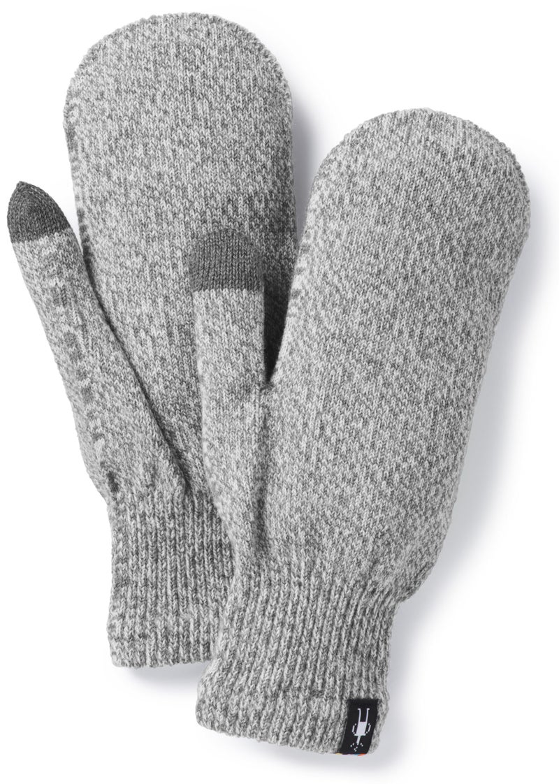 Smartwool Knit Mitt, Light Gray Heather, M - Image 1