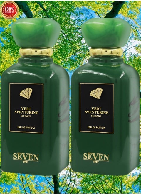 2 Pieces Vert Aventurine Elegant Perfume 100ml EDP
