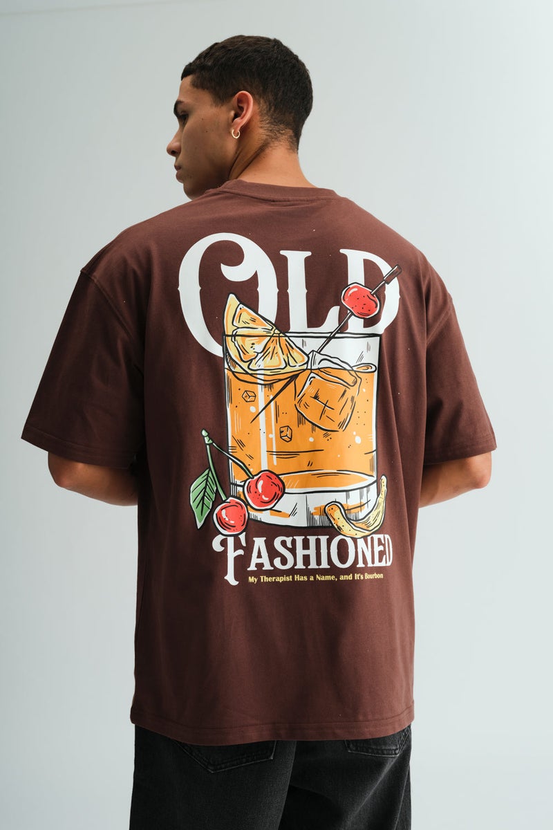 Bonkers Corner Old Fashioned Oversized T-shirt - Image 1