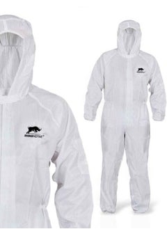 RHINOMOTIVE RHINOMOTIVE - Safety REUSABLE COVERALL EXTRA Small Protects against spray paint solvents and dust  - Image 3