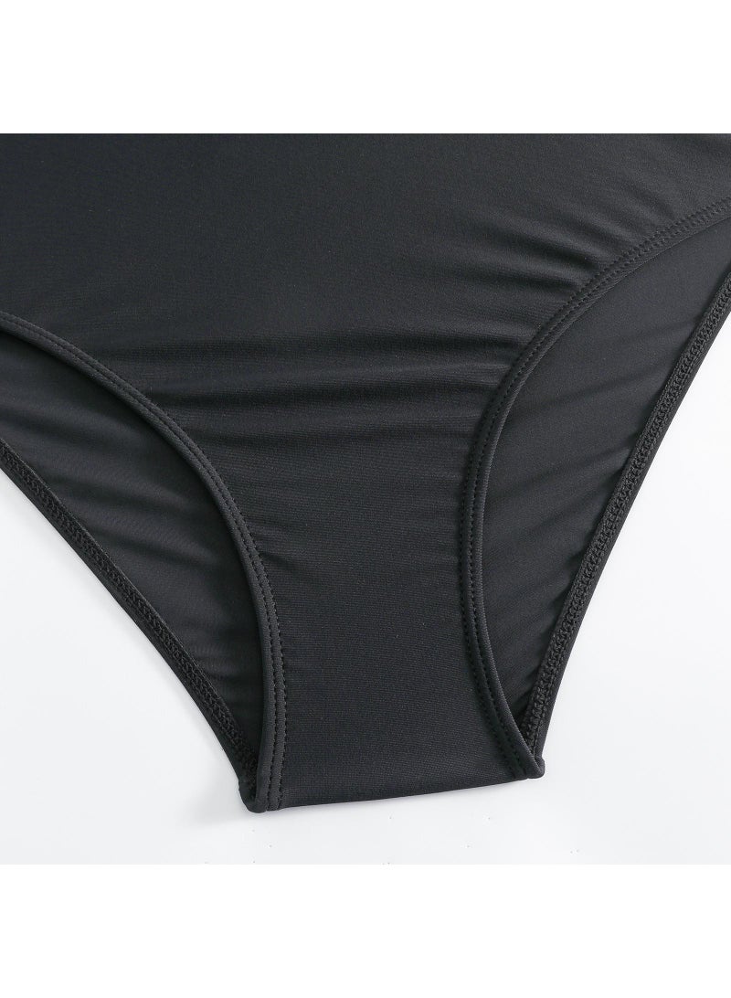 general New Style Women's Plus-Size Shaping Body One Pieces Black Swim Dresses Swimsuit Bikini Women Swimsuit Swimwear Beach Wear Swimwear - Image 3