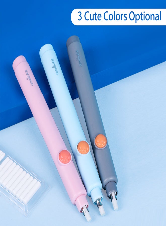 tenwin Electric Eraser Rechargeable Pencil Erasers with 20pcs Eraser Refills One-button Control Christmas Gift Stationery Supplies for School Students Artists Drawing Painting Sketching Drafting - Image 5