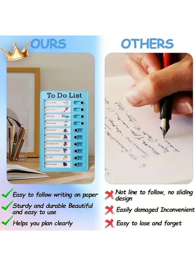White Detachable Sticky Notes Planner For Daily Tasks Home Organization School Office - Image 5