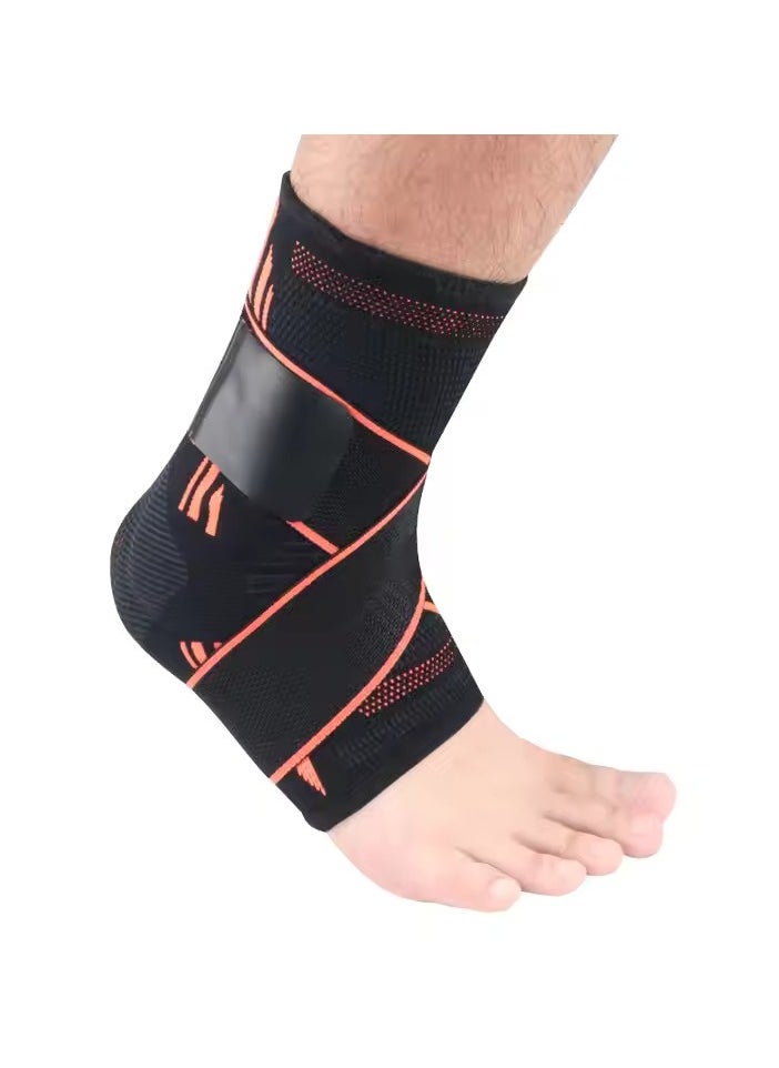 VIO - Ankle Foot Support Wrap for Sprained Weak Ankles Ligament Damage Stabilization Achilles Tendonitis Plantar Fasciitis Heel Pain Relief Adjustable Brace Sleeve With Strap for Women Men - Image 1