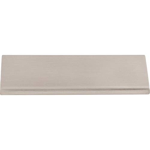 Top Knobs TK502BSN Mercer Collection 4" Europa Tab Pull, Brushed Satin Nickel - Image 1