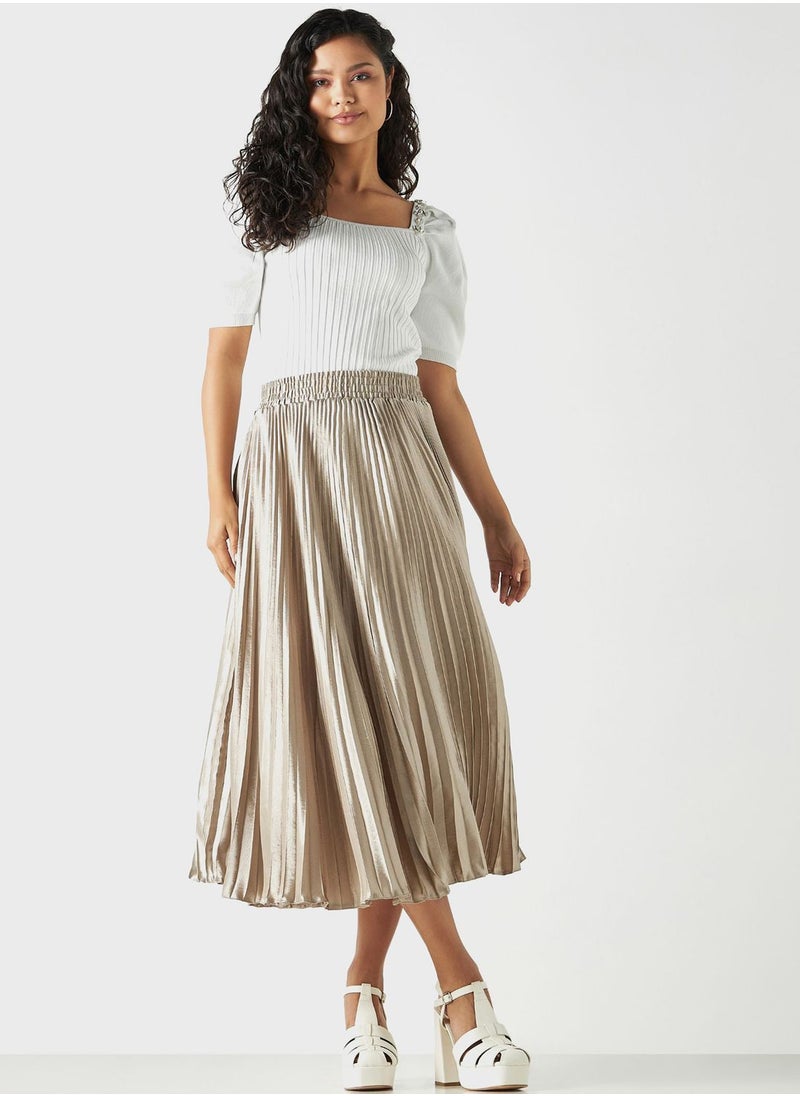 2Xtremz - Plisse High Waist Skirt - Image 1