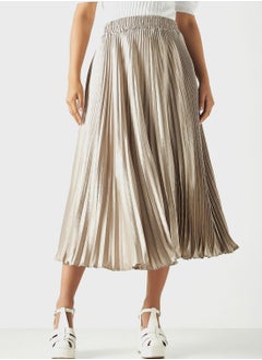 Plisse High Waist Skirt