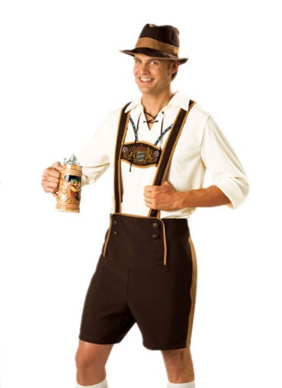 Halloween Childrens German Beer Clothing Childrens June 1 Childrens Performance Clothing Mens Cultural Festival Art Performance Clothing Traditional Clothing Adult: hat strap pants clothes