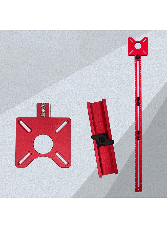 400mm Aluminum Alloy Milling Grooves Bracket with Base Detachable Woodworking Router Circle Jig Hole Opener  - Image 2