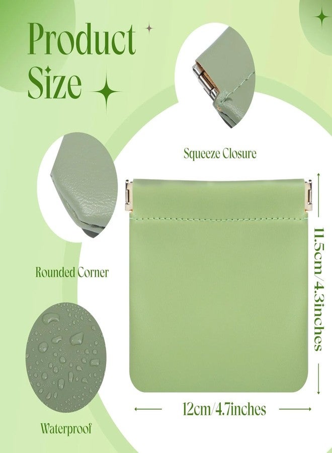PRAMANTA 2Pcs Cosmetic Makeup Bag for Purse Snap Closure New Lipstick Pouch - Image 1