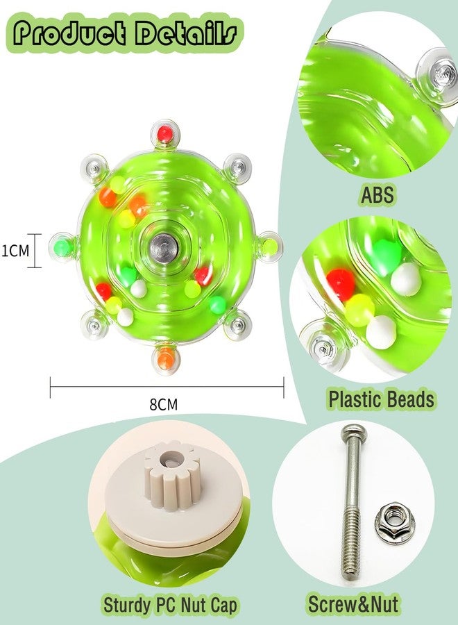 CTAILSOD Conure Toys, 3PCS Upgraded Bird Rotating Toys Parrot Spinning Toys Parakeet Rattle Toys for Small-Medium Parrots - Image 2