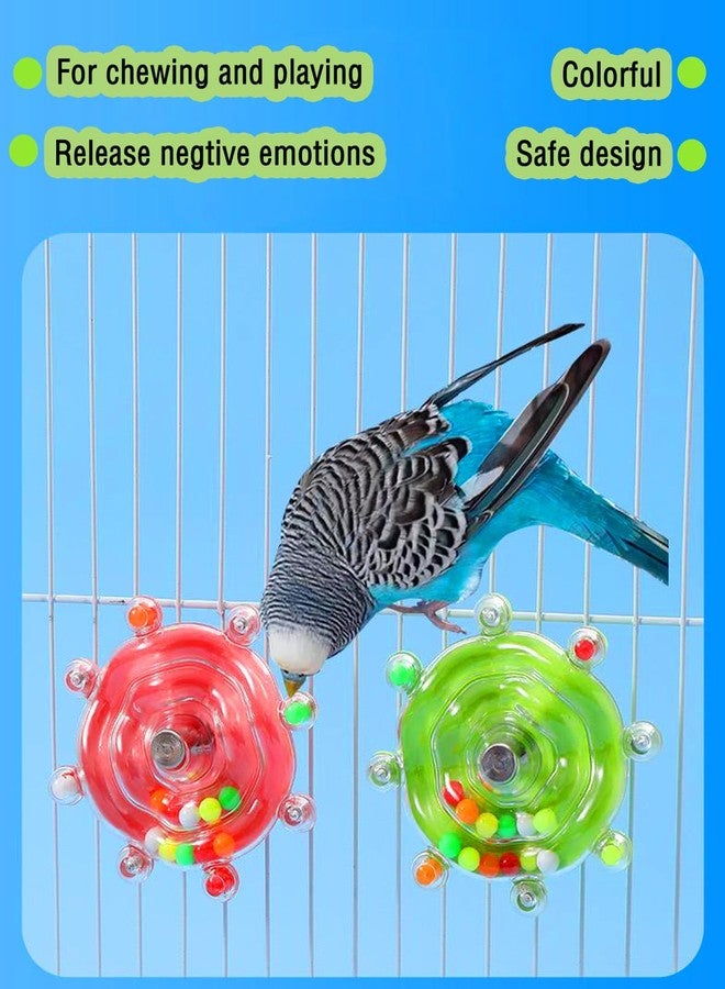 CTAILSOD Conure Toys, 3PCS Upgraded Bird Rotating Toys Parrot Spinning Toys Parakeet Rattle Toys for Small-Medium Parrots - Image 5