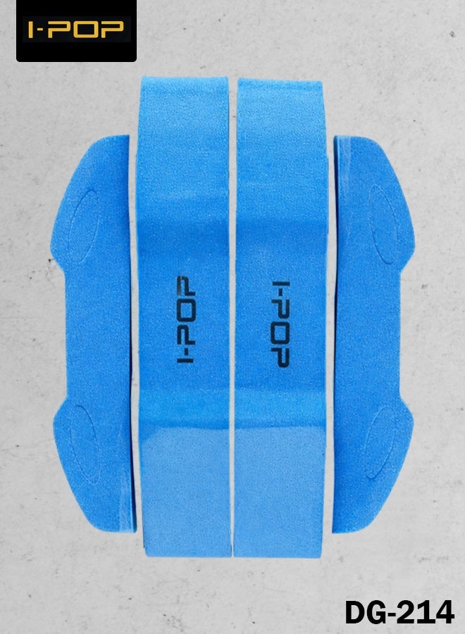 iPop Retail Car Door Guard Anti Collision EVA Foam Door Protector Strip for Car Door Edge Rear View Mirror Bumper Scratch Protection Universal Self Adhesive Impact Guard for Sedan SUV Hatchback Prevent Dents Scratches Parking Damage Blue Set Easy Fit Car - Image 1