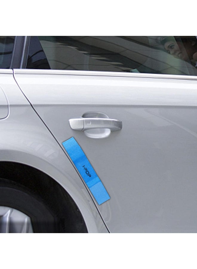 iPop Retail Car Door Guard Anti Collision EVA Foam Door Protector Strip for Car Door Edge Rear View Mirror Bumper Scratch Protection Universal Self Adhesive Impact Guard for Sedan SUV Hatchback Prevent Dents Scratches Parking Damage Blue Set Easy Fit Car - Image 4