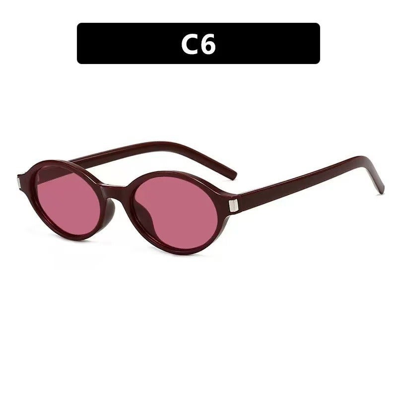 Trendy Women's Sunglasses - Ins Style, Street Photography, Oval  Frame