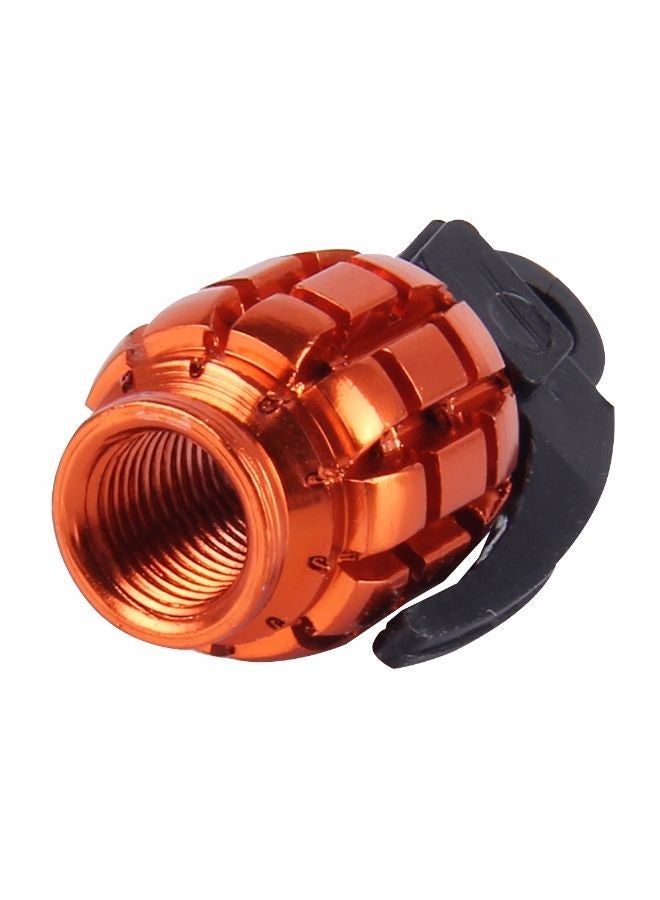 NIBEMINENT 4-Piece Grenade Shaped Car Tire Valve Cap  - Image 2