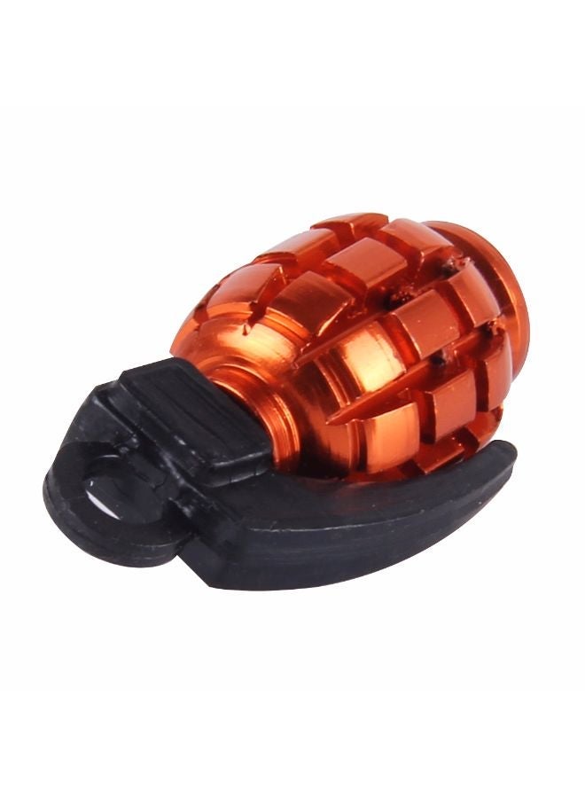 NIBEMINENT 4-Piece Grenade Shaped Car Tire Valve Cap  - Image 3