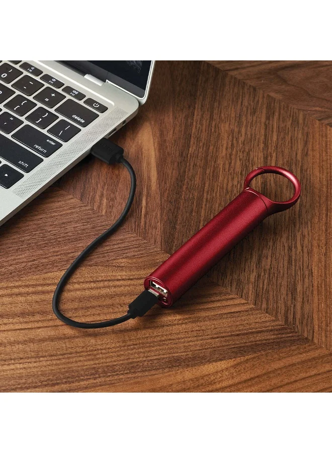 ليسكون باور بنك لون أحمر داكن