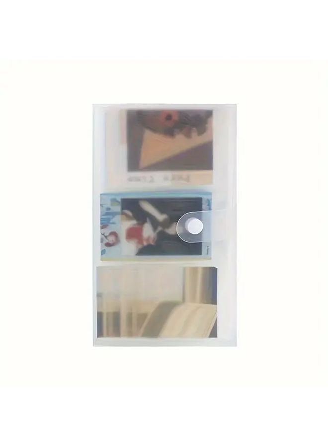 1pc 120 Slot Transparent PP Card Album With Index Tabs Durable Clear Card Holder For Movie Tickets Stickers Photos - Image 4