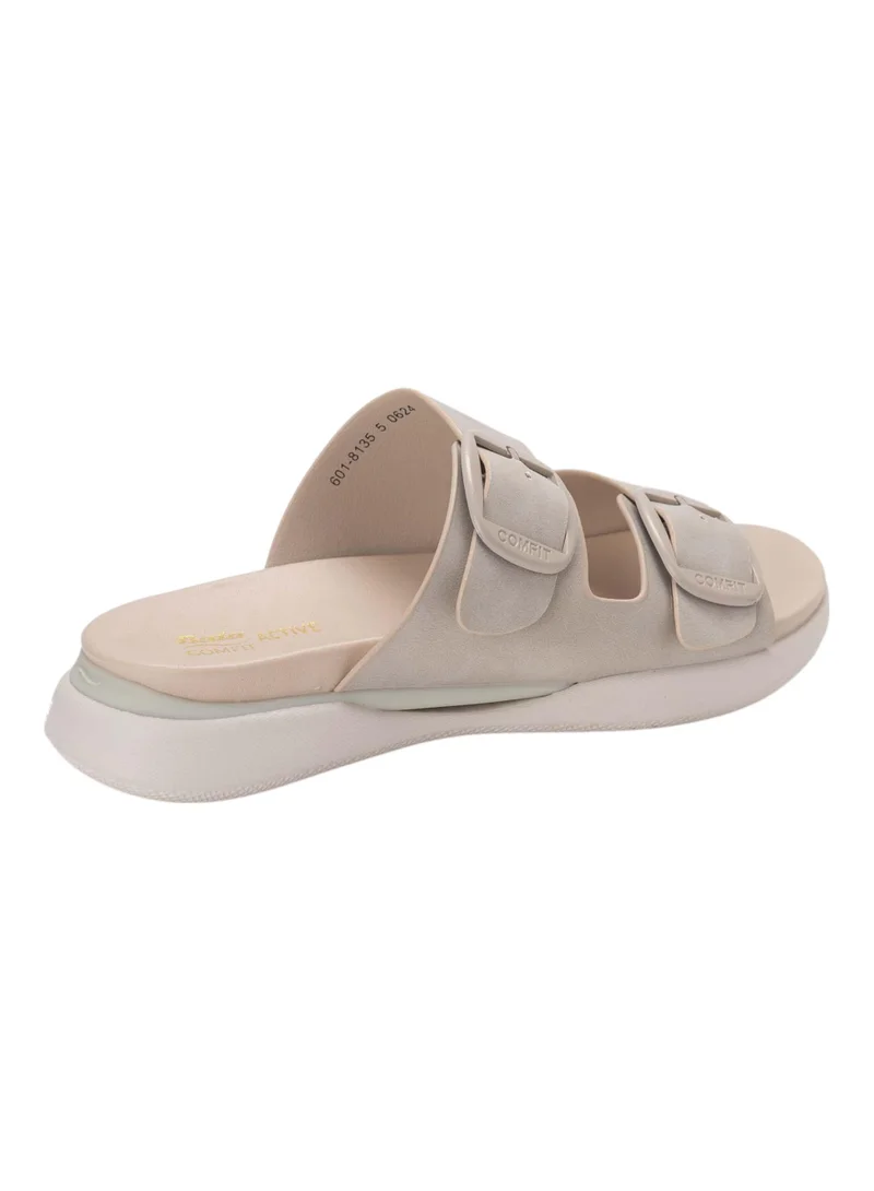 Bata Comfit Double Strap Slide Sandals